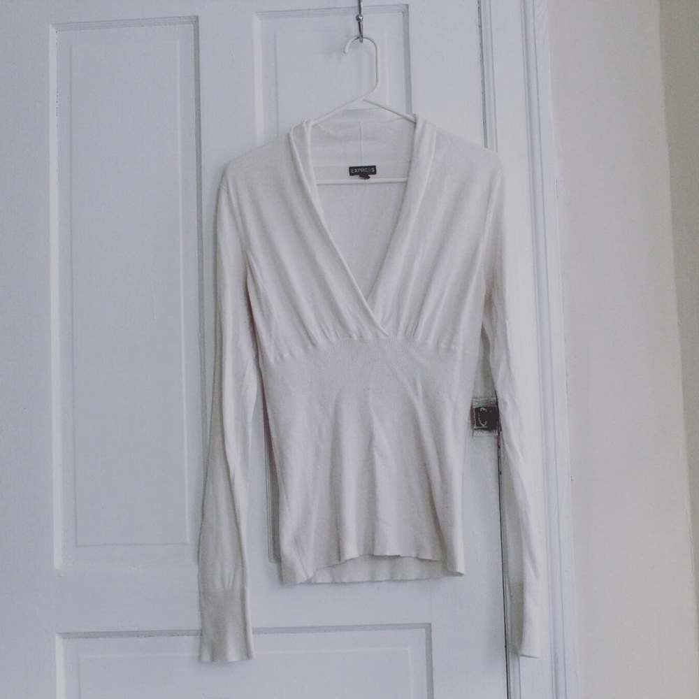 🎈Express Deep V Neck Sweater Top